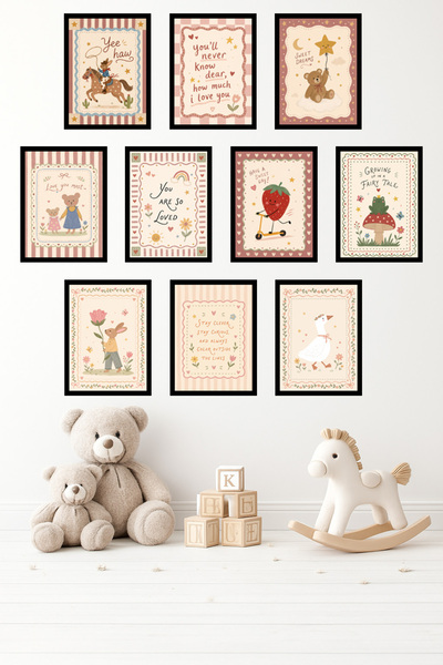UNT Set de 10 pasteluri cu aspect de ramă |   Camera bebelușului |   Set de p...