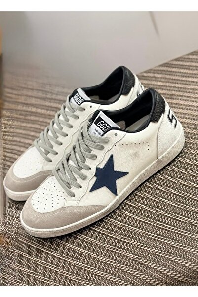 Golden goose mens sneaker white/blue