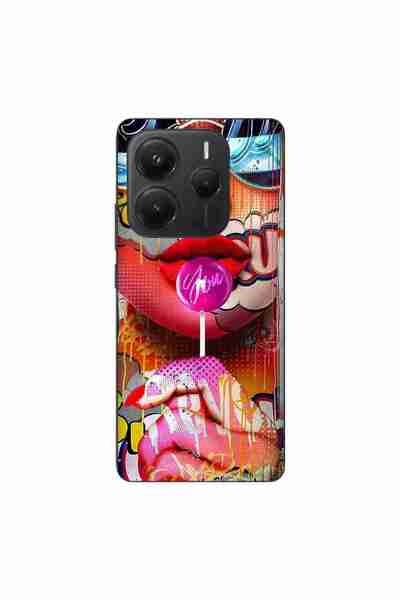 OEM Husa compatibila cu Xiaomi Redmi Note 14 5G Silicon Gel Tpu Model Pop Art...