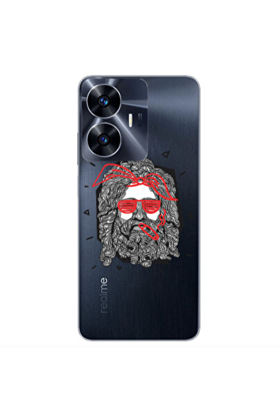Other Realme Note 50 Cool glasses Transparent Silicone TPU Θήκη