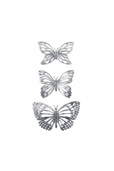 Decoratiuni Dulci Grace Butterflies 3 models | sizes - Silver