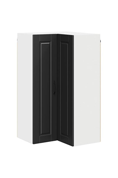 vidaxl Dulap de bucătărie cu raft Negru 57 x 57 x 100 cm Lemn compozit