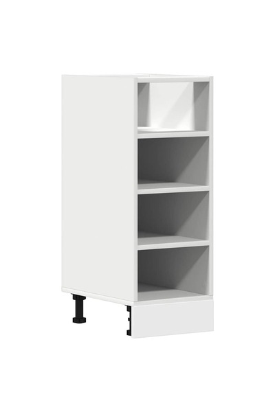 vidaxl Dulap inferior "Riga" alb 30x44,5x81,5 cm lemn prelucrat