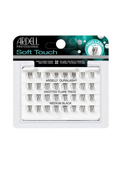 Ardell Lash Trios Knotenfreie Soft-touch-wimpern #mittelschwarz 32 Μ