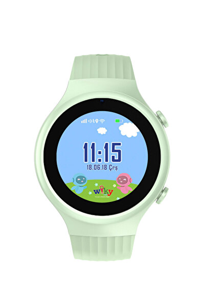 Wiky Watch 5S Görüntülü Arama Yeşil Unisex Çocuk Akıllı Saati