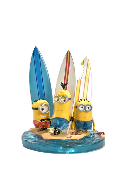 Minions On The Beach Figür Heykel