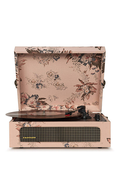 CROSLEY Voyager Çiçekli Bluetooth Alıcılı ve Taşınabilir Plakçalar Pikap