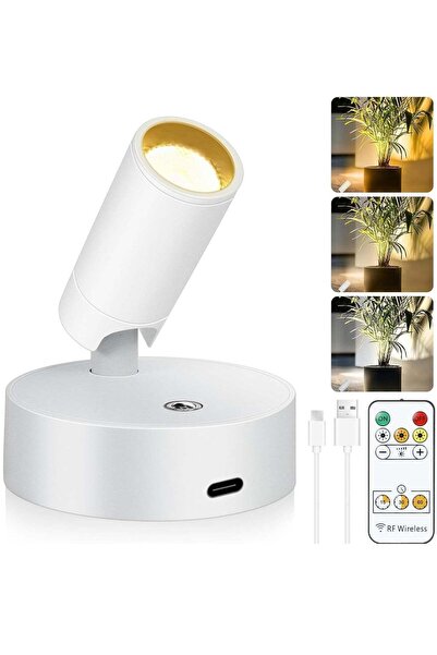 Arabest كشاف LED صغير لاسلكي قابل لإعادة الشحن، إضاءة داخلية قابلة للتعتيم مع...