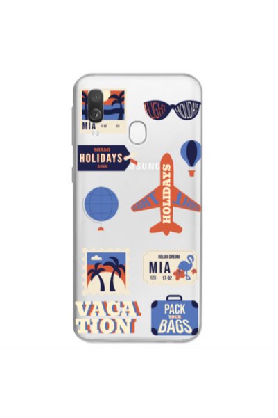 Other Samsung A40 Vacation Transparent Silicone TPU Θήκη