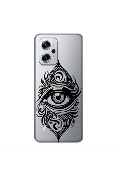 Other Xiaomi Poco X4 GT Eye patterned drawing Transparent Silicone TPU Θήκη