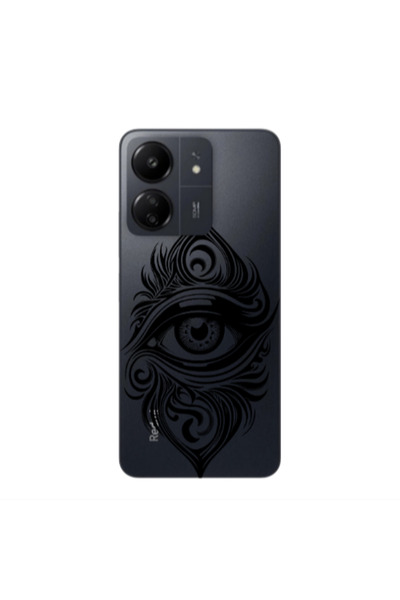 Other Xiaomi Redmi 13C Eye patterned drawing Transparent Silicone TPU Θήκη