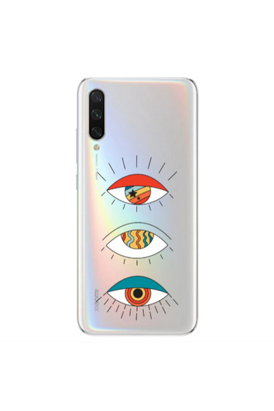 Other Xiaomi Mi 9 Lite 3 different eyes Transparent Silicone TPU Θήκη