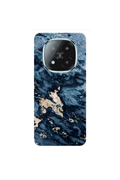 Other Xiaomi Redmi Note 14 Pro + 5g Marble Blue Gold Transparent Silicone TPU...