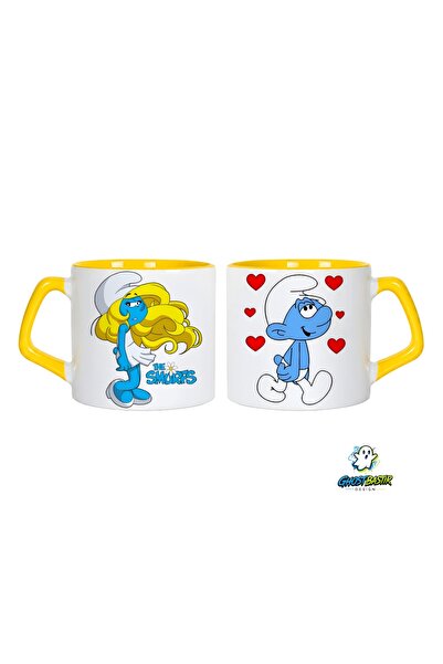 Ghostbastır Design Şirinler Kupa Bardak | Tek Adet 0726
