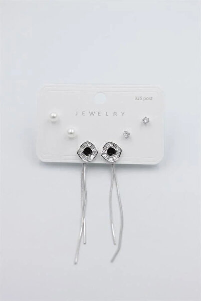 Marsilyan Nvdn- Ieg - Multiple Set Earrings - Silver Iegrs-Nvdn1