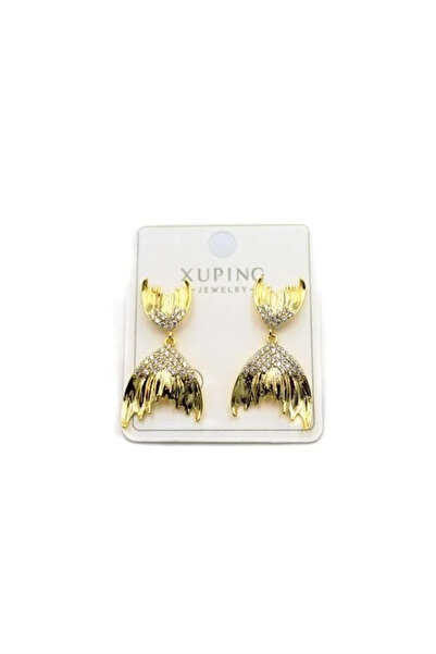 Marsilyan Nvdn- Ieg - Stone Earrings - Gold Iegrs-Nvdn1