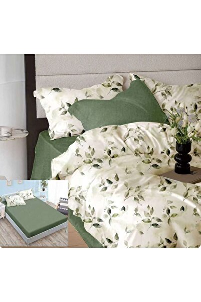 NufJoy Double Bed Linen Top Bottom Set Fine Thick 6 Pieces, Stretchy Sheet 16...