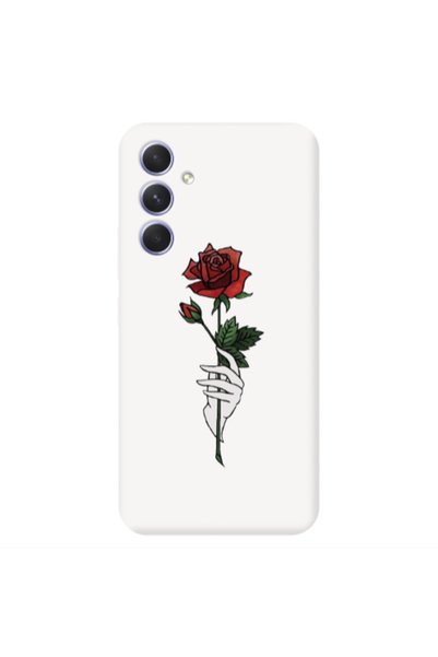 Other Samsung A35 Rose in hand Transparent Silicone TPU Θήκη