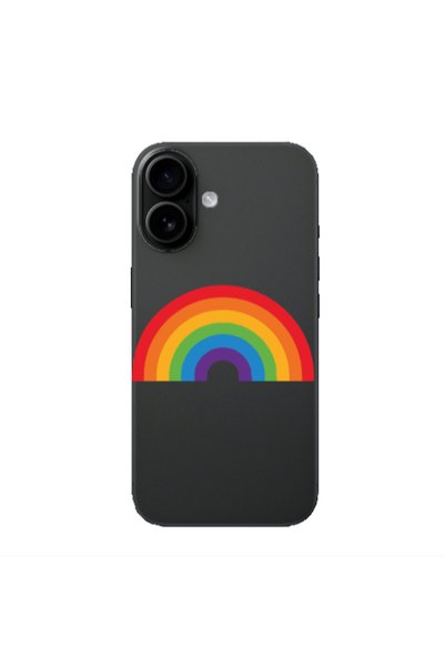 Other Apple Iphone 16 plus Rainbow Mini Transparent Silicone TPU Θήκη