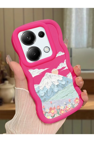 Hontinga Poco M6 Pro 4g Compatible Case Camera Protector Red Silicone Couple ...