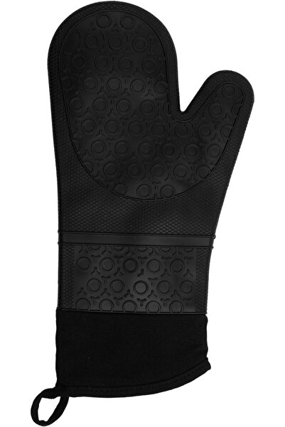 Yıldızan Terra Organic Black Silicone Fireproof Non-Stick Kitchen Oven Glove ...