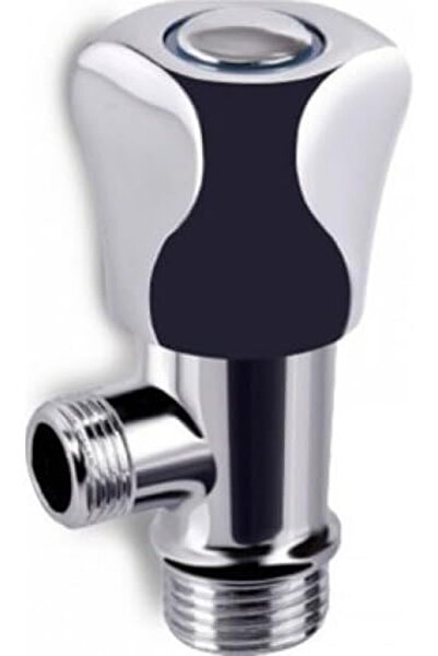 Yıldızan Terra Organik Genel Alfa 3/8 Bidet Faucet, Metal, Black, Screw Conne...
