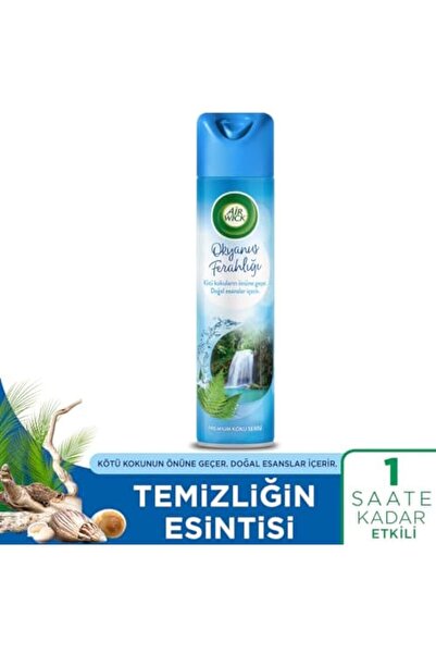 Terra Organik Air Wick Aerosol Premium Koku Serisi Okyanus Ferahlığı Sprey Oda Kokusu (1 x 300 ml) T