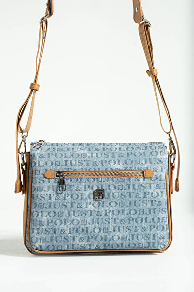 Just Polo Original Women's Light Denim Shoulder Bag 4013Mh