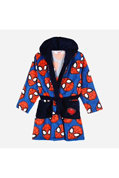 SPIDERMAN Халат от коралов полар с качулка