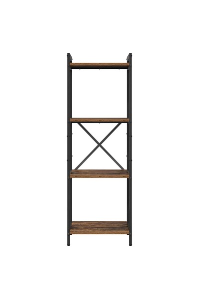 vidaxl Raft pentru cărți Lemn vechi 40 x 30 x 85 cm Lemn compozit