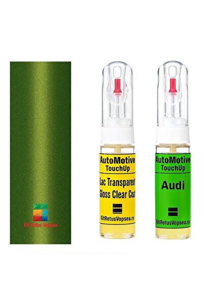 YLKRS AUTOMOTIVE Κιτ επιδιόρθωσης βαφής Audi A3 AULY6W (Χρώμα Πράσινο Τζάβα),...