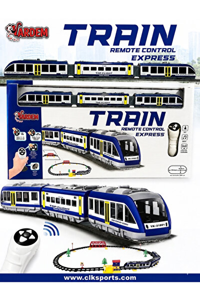Vardem Express Tren Set - Uzaktan Kumandalı 49 Parça Işıklı 265 Cm