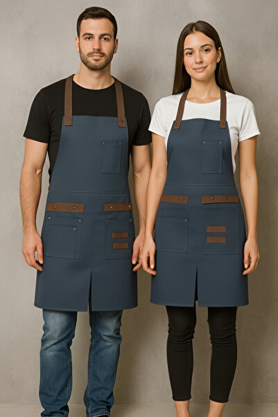 İŞ MARKETİM Barista Servis ve Garson Önlüğü Çok Cepli