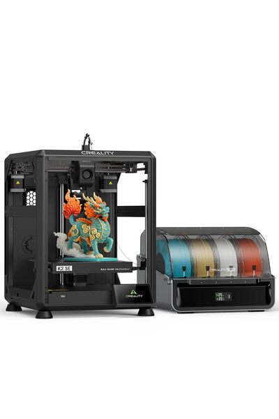 Creality K2 SE Combo 3D yazıcı, CFS'li, 16 renge kadar çok renkli 3D baskı, 5...