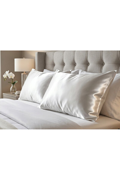 ARTUNHOME Basic Satin Pillowcase Set 50X70 cm (2 Pieces) – Elegant, Soft and ...
