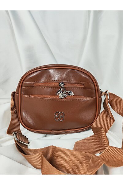 Leaf Accessory Mink Brown Metal Buckle Shoulder Bag