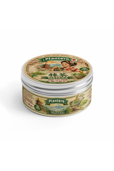 PLANTERO Saf Matcha Tozu ( Japonya'dan, 30g, 20 servis)