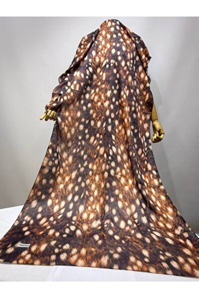 LA SEFA New Season Ceylan Patterned Bambi Soft Shawl