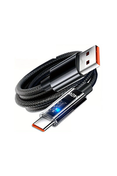 VeliumCraft USB A to USB C charging cable, ProTech, 240W, 6A, 2m, Fast Charge...