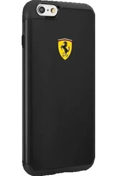 Ferrari Πίσω Κάλυμμα Πλαστικό Μαύρο (iPhone 6/6s) Κωδικός: FESPHCP6BK