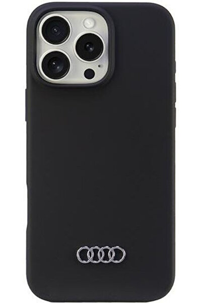 Audi Θήκη Σιλικόνης iPhone 16 Pro Max 6.9 " Μαύρη Σκληρή Au-lsrip16pm-q3/d1-bk