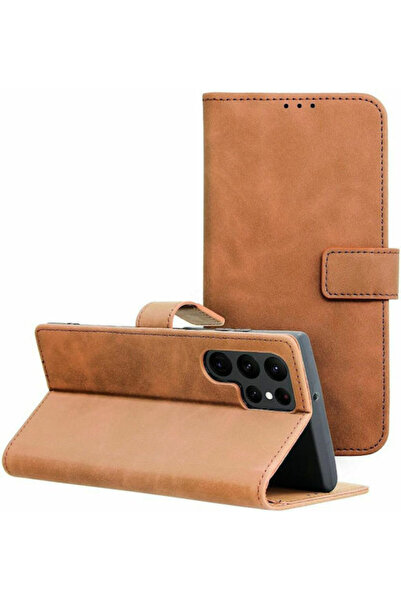 Forcell Tender Book Συνθετικό Δέρμα Καφέ (Galaxy S22 Ultra)