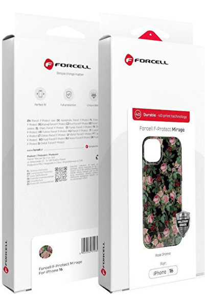 Forcell F-protect Mirage Πίσω Θήκη Σιλικόνης Πολύχρωμη (iPhone 15 Pro)
