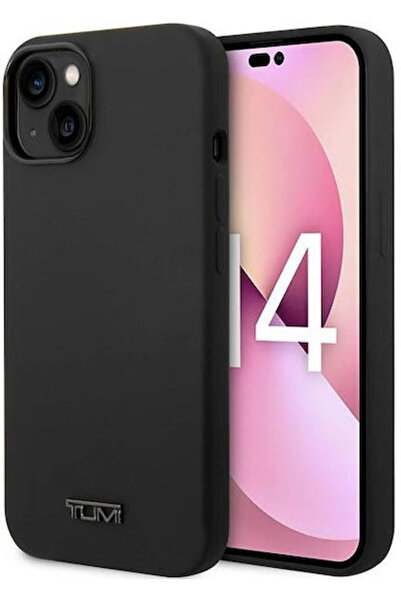 TUMI Husă spate silicon neagră (iPhone 14 Plus) Cod: TUHCP14MSK