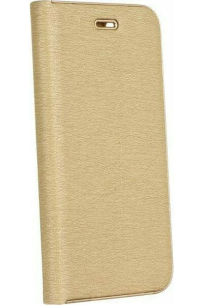 Forcell Luna Gold Book Συνθετικό Δέρμα Χρυσό (Galaxy A32 5G)