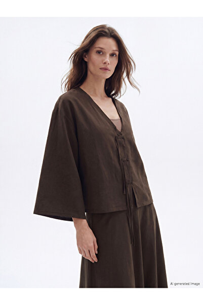 LC Waikiki I V Dikim Modal Textured Women's Kimono from Freezen Store