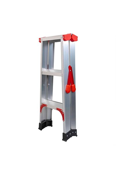 Z-Tools Scară dublă din aluminiu, 2x3 trepte, pliabilă, maxim 150kg / ZTS 8187