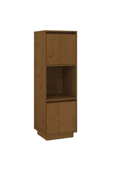 vidaxl Servantă, maro miere, 38x35x117 cm, lemn masiv de pin
