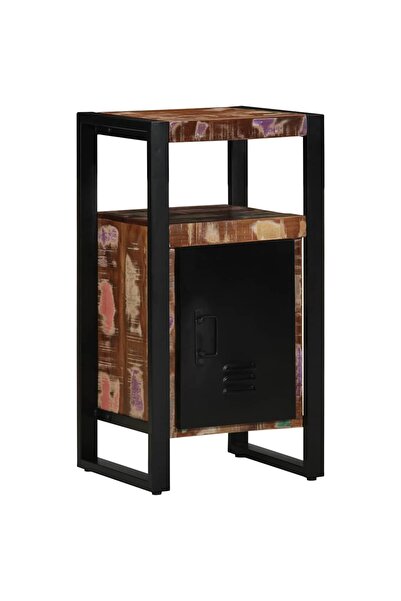 vidaxl Bathroom Cabinet with Shelf Brown 40 x 35 x 75 cm Solid Reclaimed Wood