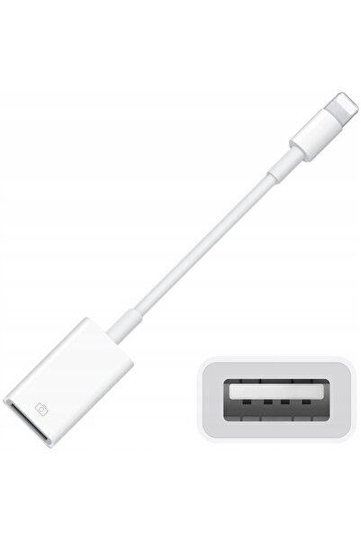 Co2 Adaptor USB OTG Cablu USB-A pentru stick USB, compatibil cu Lightning iPh...